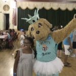 Maddie, la mascotte du New York Liberty