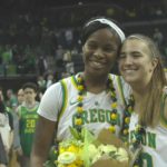 Sabrina Ionescu et Ruthy Hebard