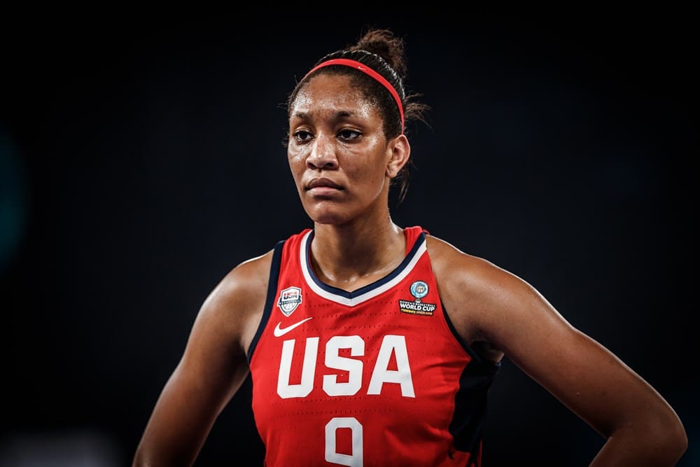 A'ja Wilson sous le maillot de Team USA