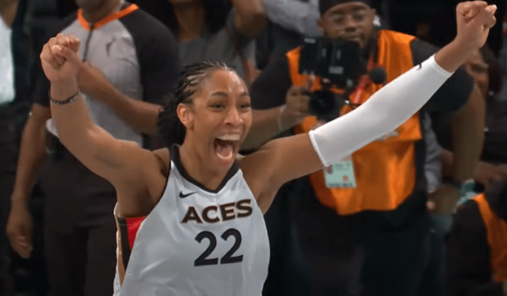 Las Vegas Aces A'ja Wilson