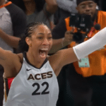 Las Vegas Aces A'ja Wilson